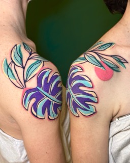 Tattoo allumette couleur