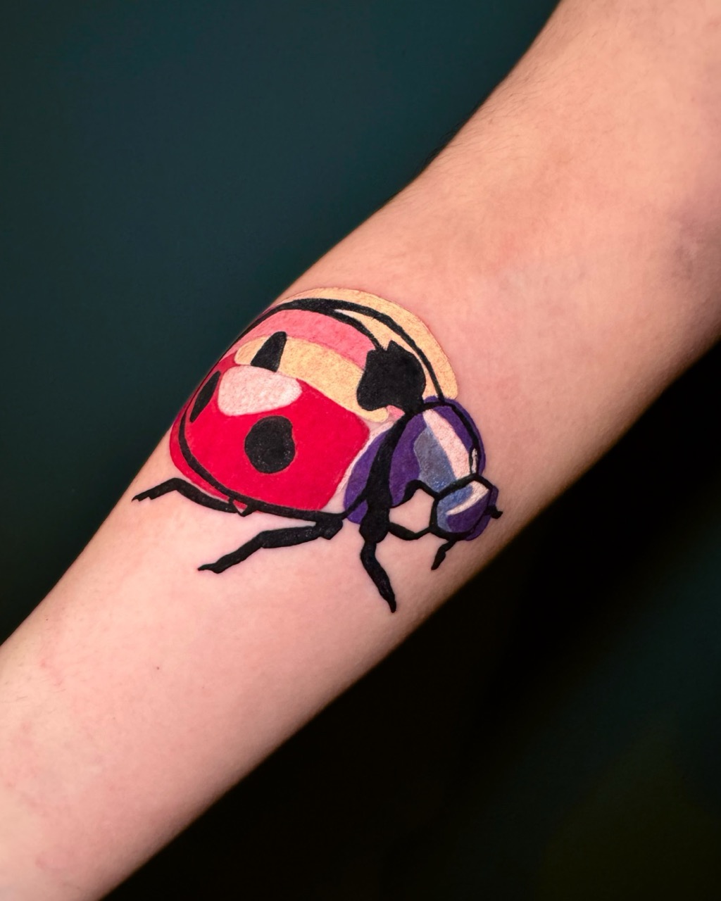 Tattoo oiseau couleur